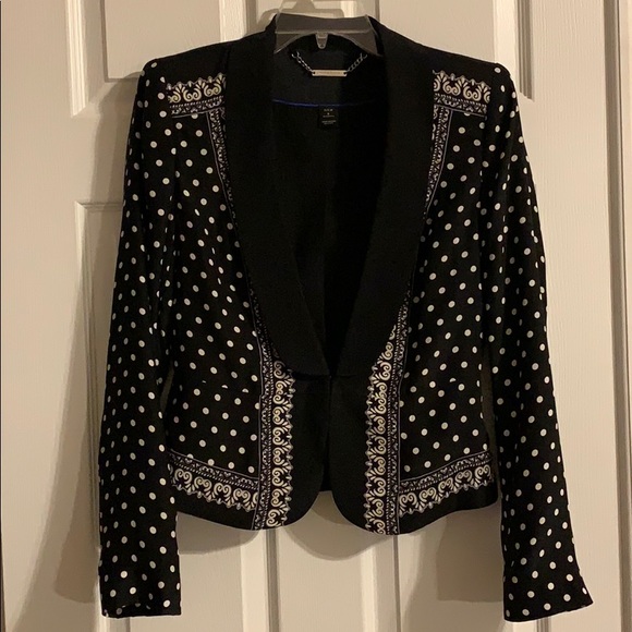 White House Black Market Jackets & Blazers - White House Black Market Silk Blazer Size 6